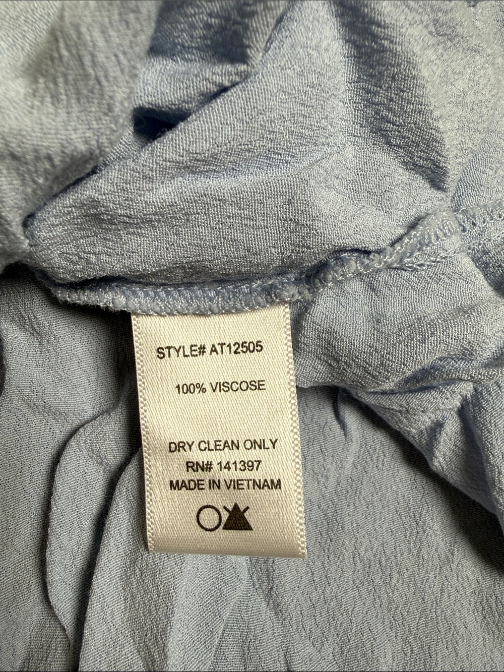 ASTR Light Blue Off-Shoulder Ruffle Blouse - Picture 4 of 6